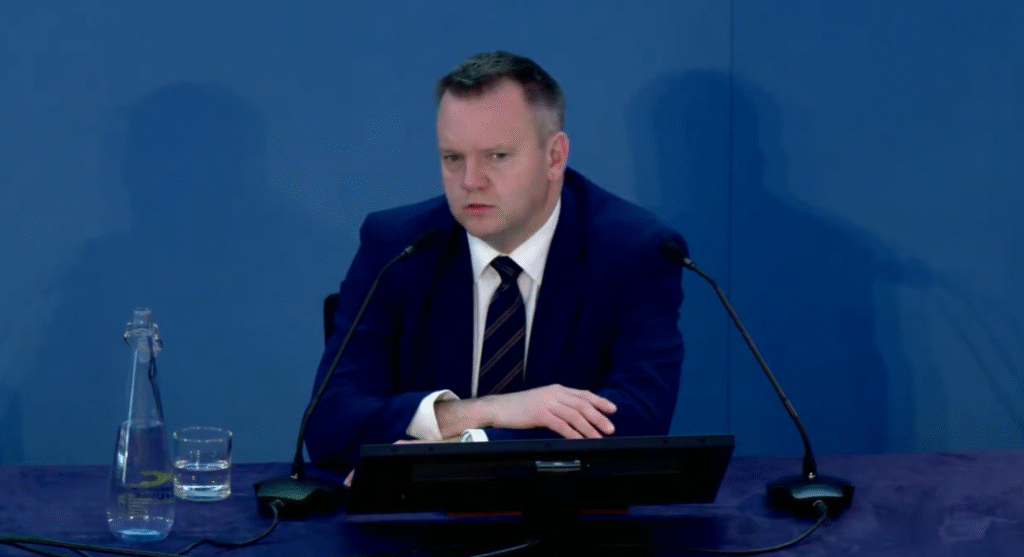 Nick Thomas-Symonds MP giving evidence to Infected Blood Inquiry 7 May 2025